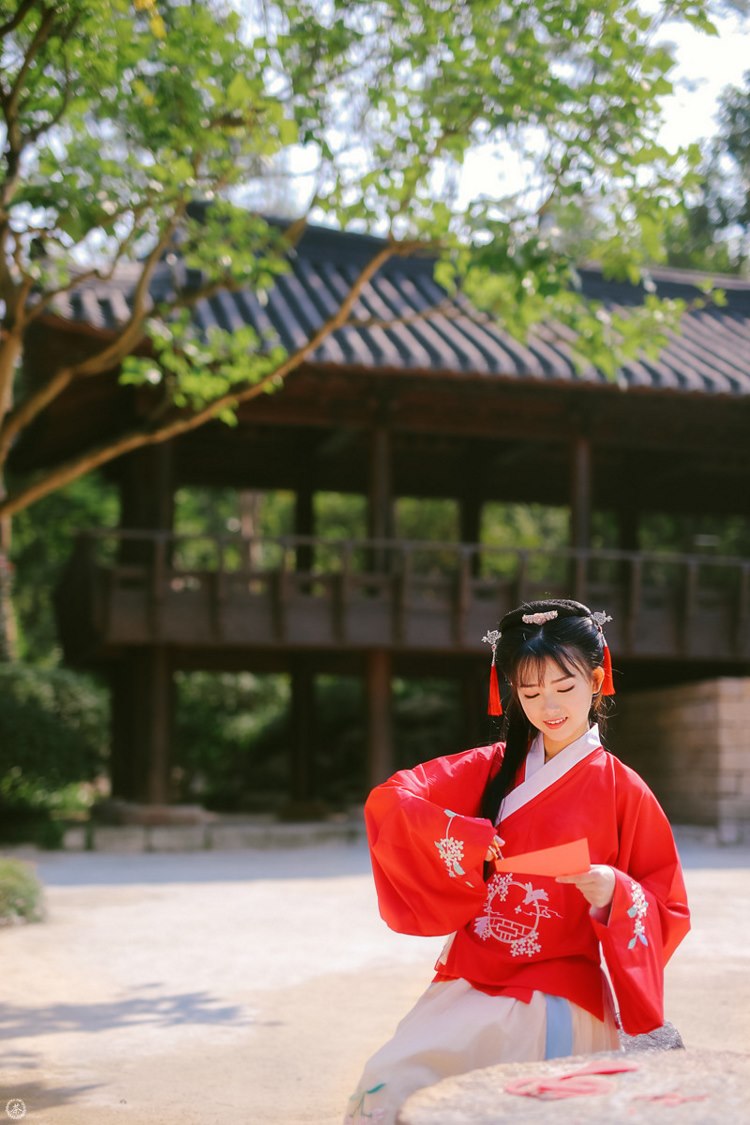 贴春联亚洲美女香艳清纯古风造型唯美文艺写真