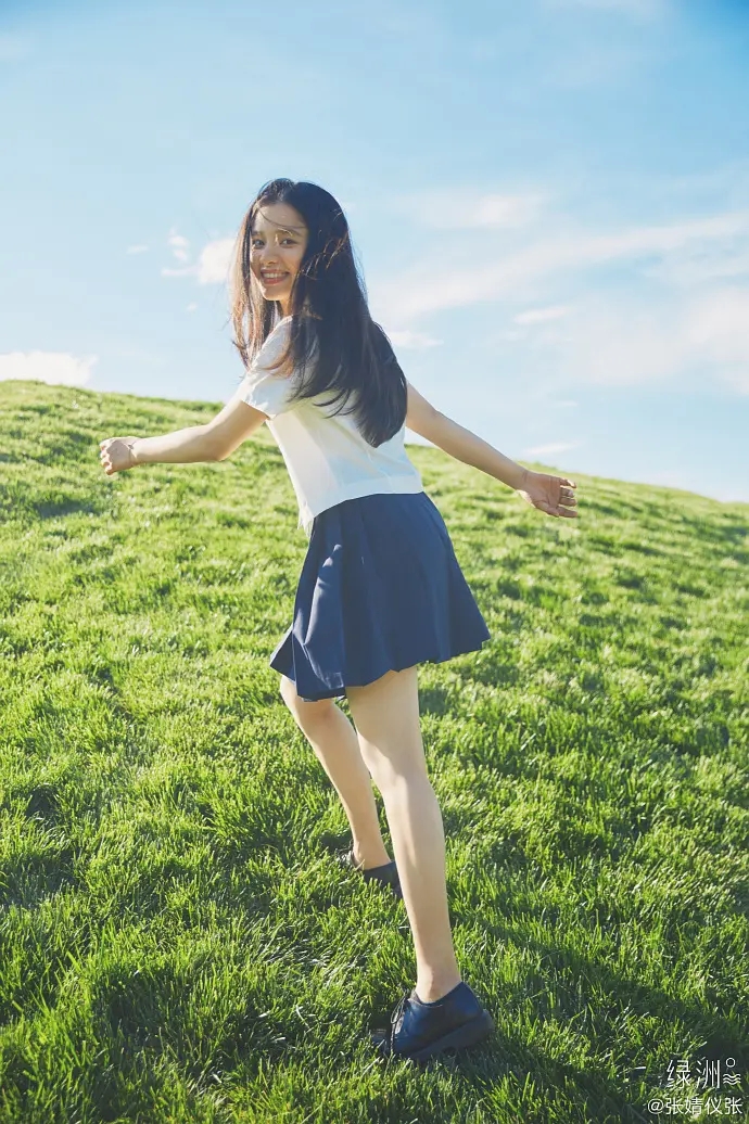 美女校花张婧仪清纯阳光写真